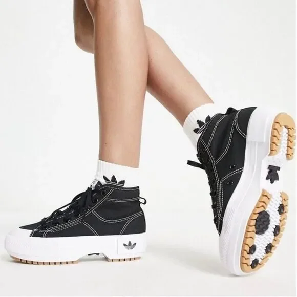 Adidas Women’s Originals Nizza Trek Shoes – Size 7 - Picture 13 of 13